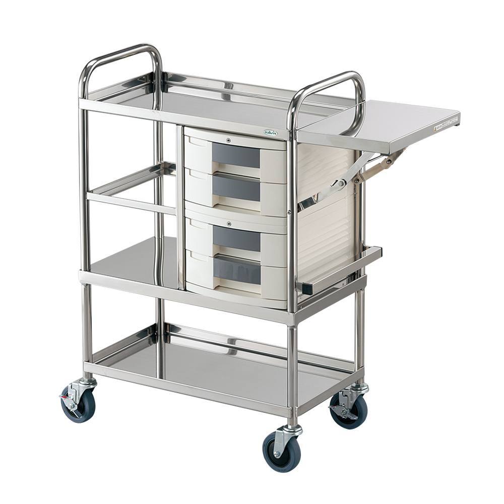 とっても静かな処置車(トレイBOX) A4用