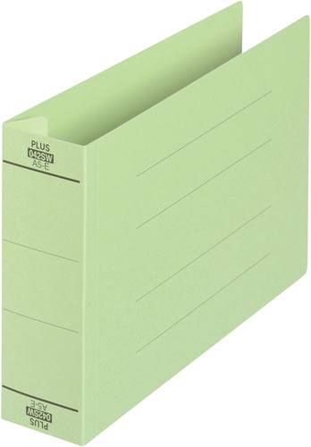 フラットＦ　厚とじ５００　Ａ５横　グリーン　１冊画像