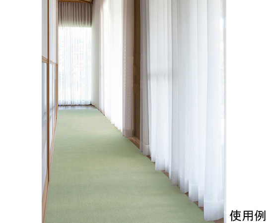 おくだけ吸着ロングマット　90×600cm　グリーン