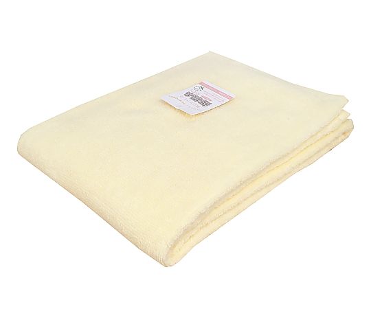 バスタオル 無撚糸カラー 60×120cm YELLOW 1セット（10枚入）画像