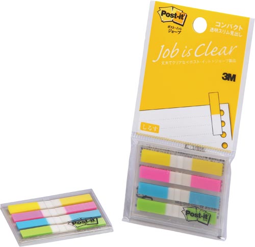 ポストイット　ジョーブ　６ｍｍ幅　４色画像