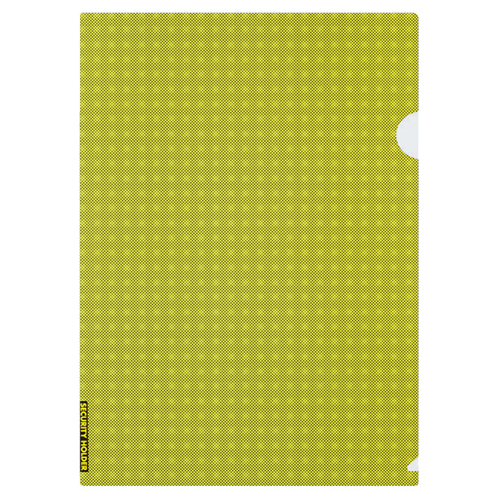 ｸﾘﾔｰﾎﾙﾀﾞｰ(ｾｷｭﾘﾃｨﾋﾞｭｰ) A4 黄 1ｾｯﾄ(5枚)画像