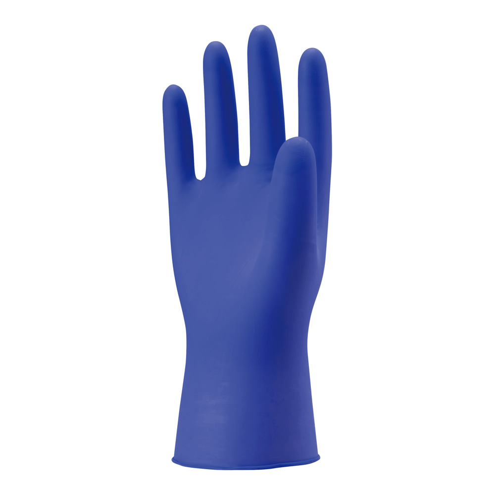 検査検診用ニトリル手袋 MD889C パープル XS 200枚入画像