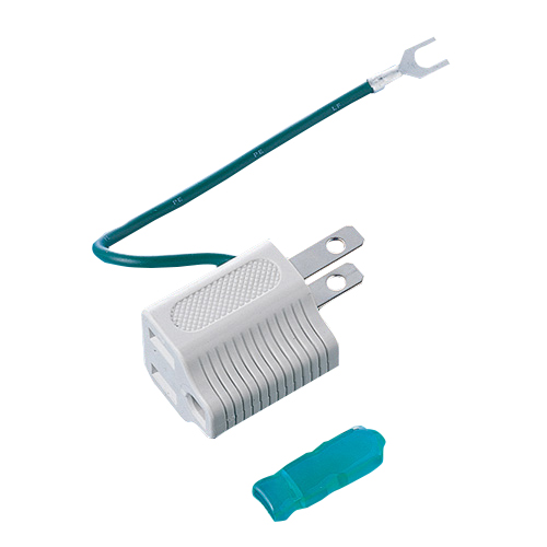 3P→2P変換ｱﾀﾞﾌﾟﾀ ｸﾞﾚｰ 1個画像