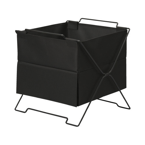 スタックバスケット　チェスト　クロ　３個画像