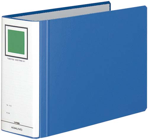 チューブエコツインＲ青Ａ４横背幅９５ｍｍ１２冊以上画像