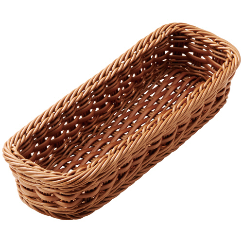 PPﾗﾀﾝ ｶﾄﾗﾘｰﾊﾞｽｹｯﾄ 小 ﾌﾞﾗｳﾝ 1個