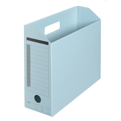 ボックスファイルＡ４横背幅１００ｍｍロイヤルブルー画像