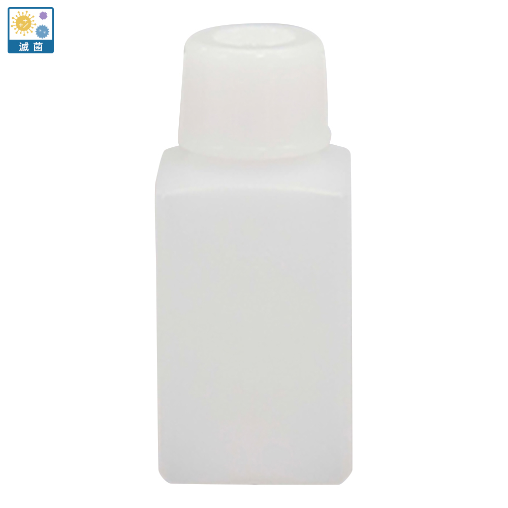 アイボーイ PE角瓶 100mL 滅菌済画像