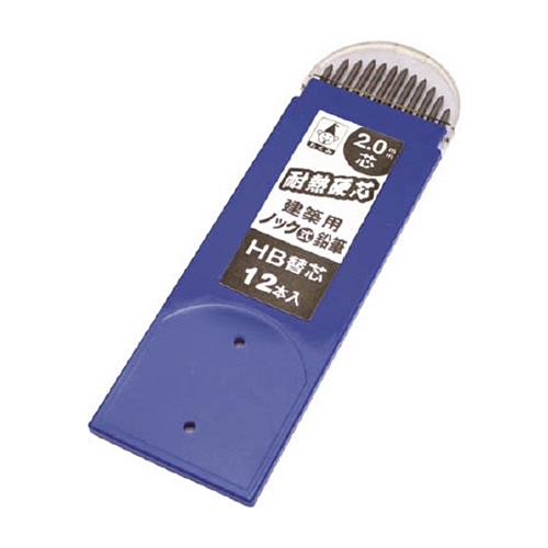 ﾉｯｸ式鉛筆替え芯 HB 1ﾊﾟｯｸ(12本)画像