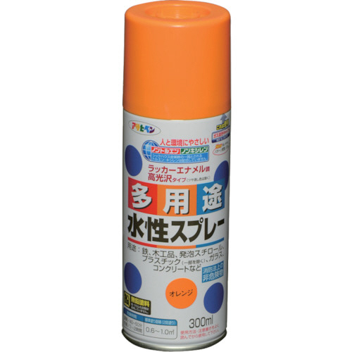 水性多用途ｽﾌﾟﾚｰ 300ml ｵﾚﾝｼﾞ 1本画像