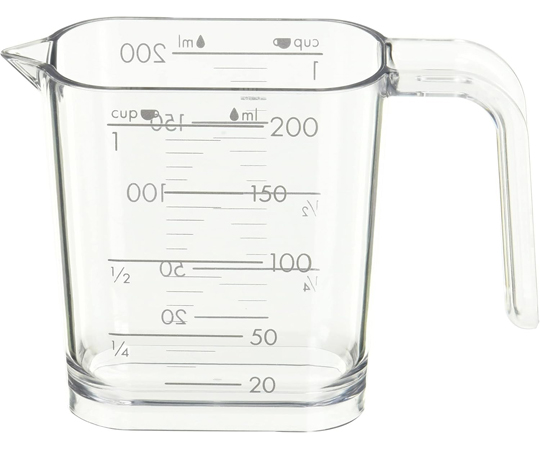 G・C 計量カップ 200mL SVグレー画像