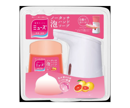 ミューズノータッチ 泡ハンドソープ 本体セット グレープフルーツ 250mL画像