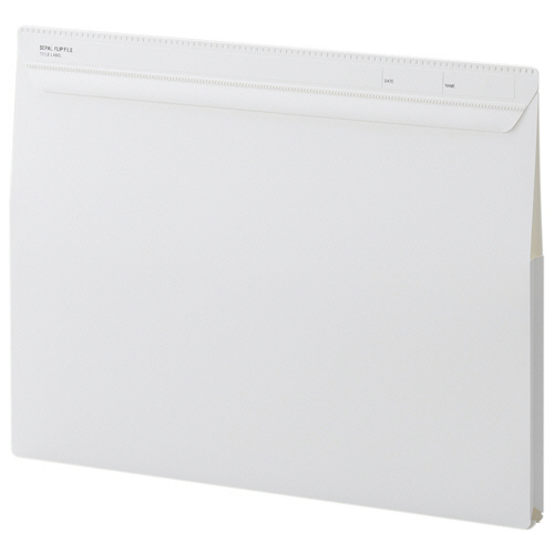 ｾﾊﾟﾙ ﾌﾘｯﾌﾟﾌｧｲﾙ A4ﾖｺ ﾎﾜｲﾄ 1冊画像