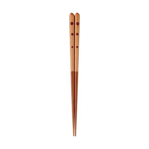 箸 21cm 細木細工食洗機対応 木製 白馬画像