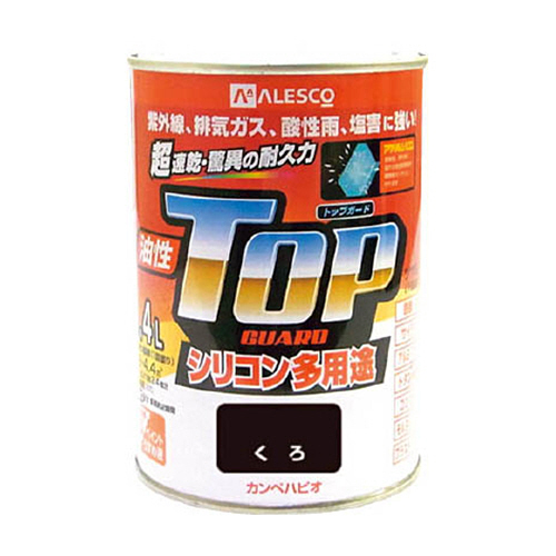 油性トップガード　0.4L　黒　1缶画像