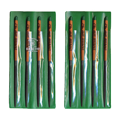 組ﾔｽﾘ 8本組(200mm) 角 中目 1ﾊﾟｯｸ(8本)画像