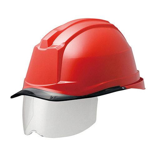 PC製ﾍﾙﾒｯﾄ(αﾗｲﾅｰ･ｸﾘｱﾊﾞｲｻﾞｰ･ｼｰﾙﾄﾞ面) SC-19 PCLS RA3 α ﾚｯﾄﾞ/ｽﾓｰｸ 1個画像