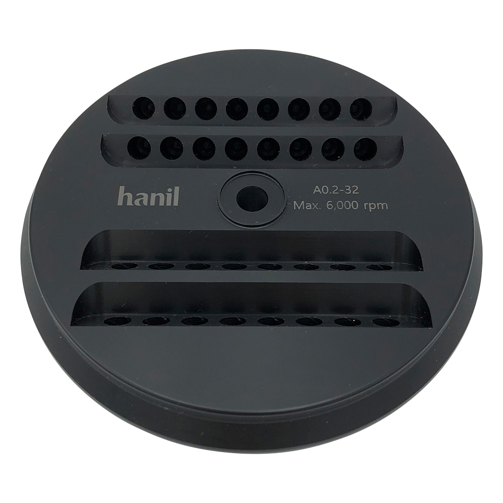 小型微量高速遠心機用ローター　8連PCRチューブ×4本掛け画像