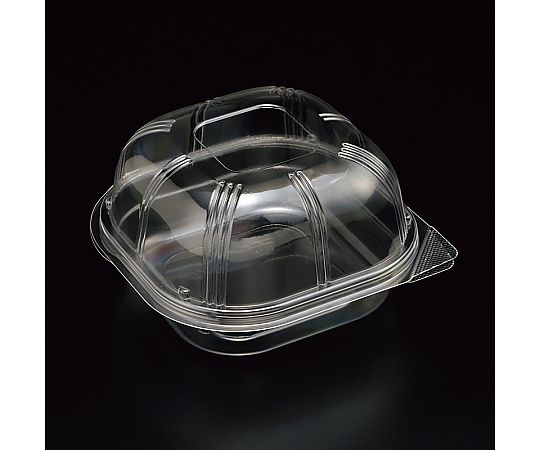 食品容器 ユニコン LS-角135ドーム 透明 100枚入画像