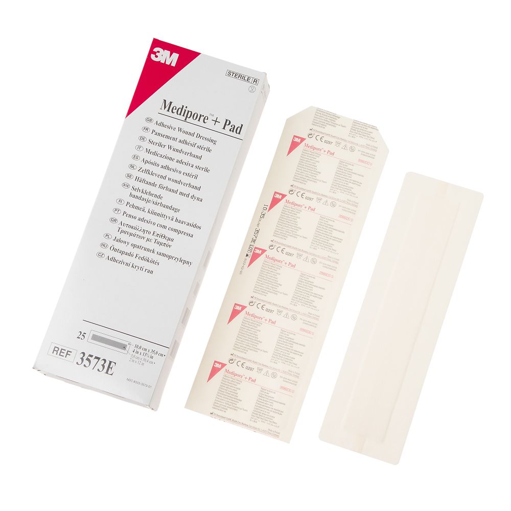 メディポア（TM）プラス（パッドドレッシング） 100×350 1箱（25枚入）画像