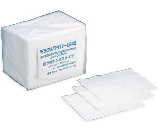 ミラクルワイパー 4ツ折 中薄手 300×400mm 100枚×8袋入画像