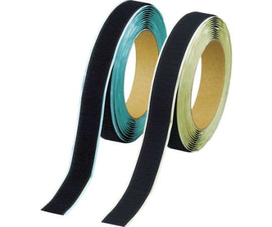 マジックテープ®セット弱粘着　20mm×5m黒（1巻=1セット）画像