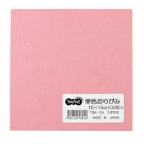 単色おりがみ うすもも 1ﾊﾟｯｸ(100枚)画像