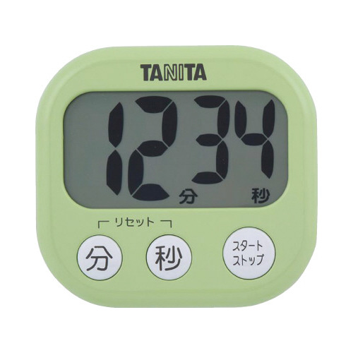 でか見えデジタルキッチンタイマーグリーン×３画像