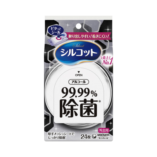 シルコットウェット　９９．９９％除菌　２４枚画像