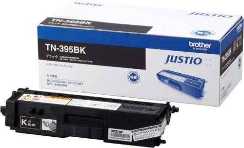 純正トナー　ＴＮ－３９５ＢＫ　ブラック（大容量）画像