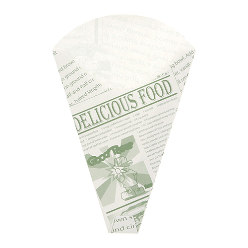 クレープ三角袋 04 白 100枚画像