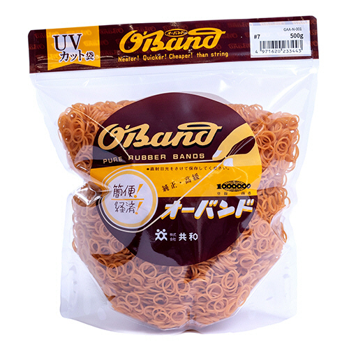 ｵｰﾊﾞﾝﾄﾞ #7 内径11mm 500g入 透明袋 1袋画像