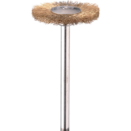 ﾐﾆﾓ 金属ﾌﾞﾗｼ ﾎｲｰﾙ 真鍮 φ10 1ﾊﾟｯｸ(10本)画像