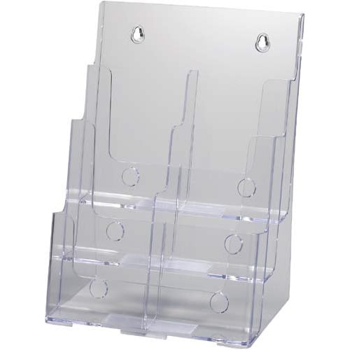 カタログスタンド　Ａ４　３段　クリア　１０個画像