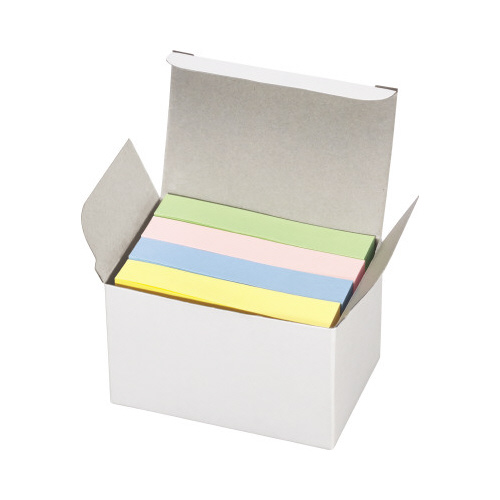 再生紙ふせん＜Ｋ２＞７５×１２．５ｍｍ４色　２０冊画像