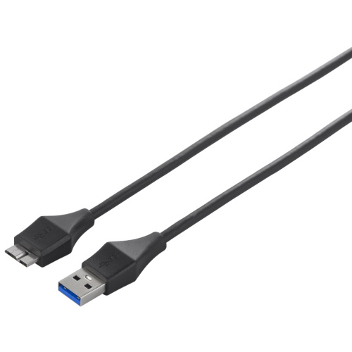 ﾕﾆﾊﾞｰｻﾙｺﾈｸﾀ USB3.0 (A)ｵｽ-micro(B)ｵｽ ﾌﾞﾗｯｸ 3m 1本