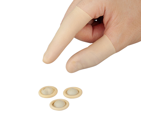 クリーンノールディスポリムレス指サック イエロー M 1袋（1000個入）