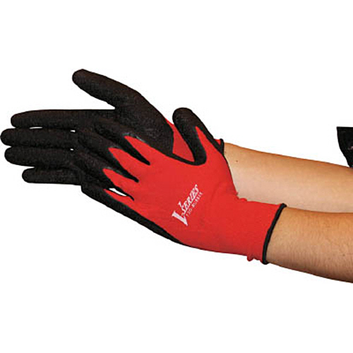 天然ｺﾞﾑ背抜き手袋 L 1双画像