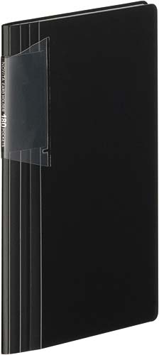 カードホルダーノビータ（固定式）１８０名黒１０冊