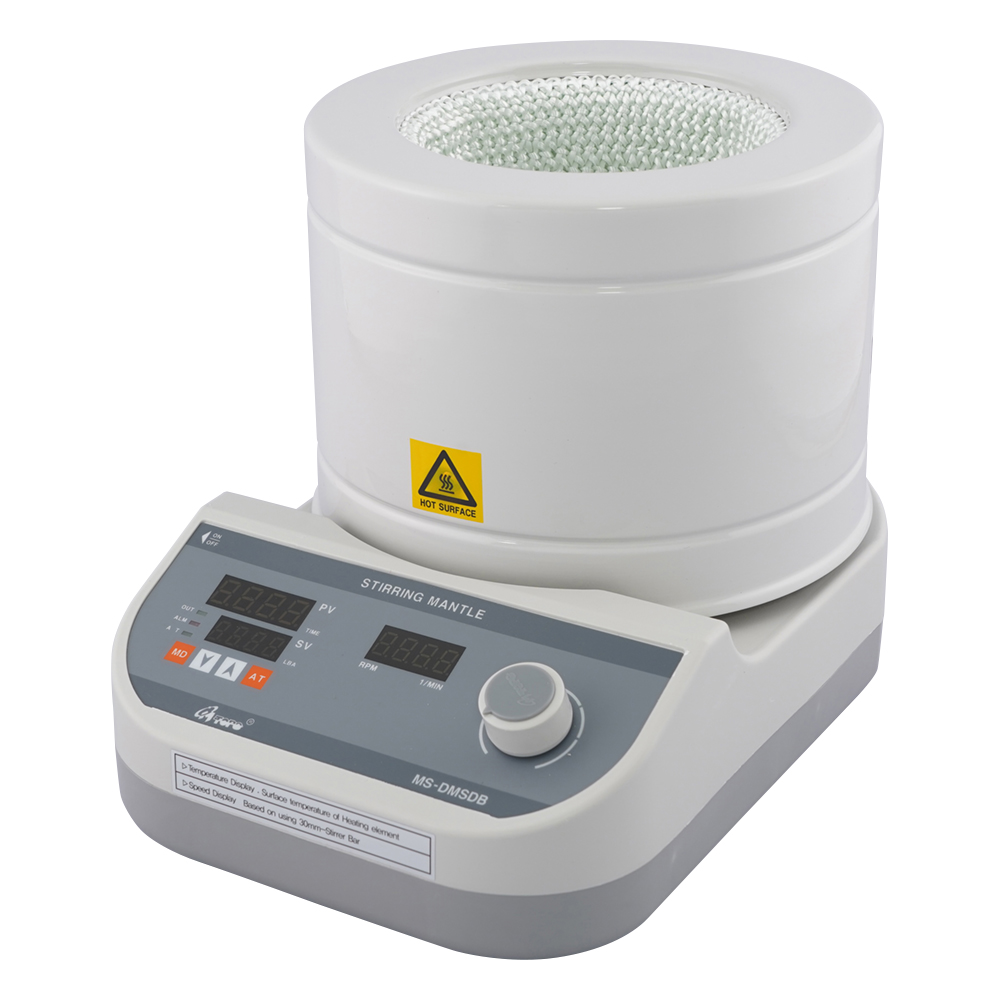 ビーカー用マントルヒータースターラー　デジタル温度調節器付き　1000mL画像