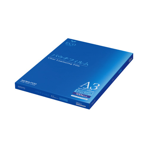 再生パウチフィルム　１２５μ　Ａ３　１００枚入画像