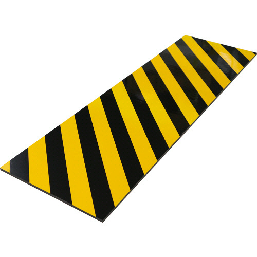 NEWﾄﾗｸｯｼｮﾝ(広幅) 厚さ8mm×幅300mm×長さ1m 黄/黒 1枚画像