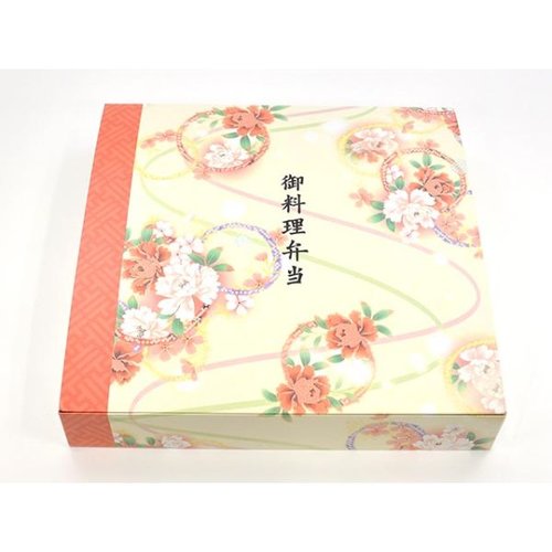 仕出し弁当容器 紙BOX K-BOX 80-80 天華 ケーピープラテック [バラ販売]