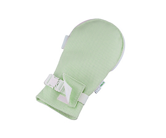 ポケット付抑制手袋（指先開閉タイプ）　グリーン画像