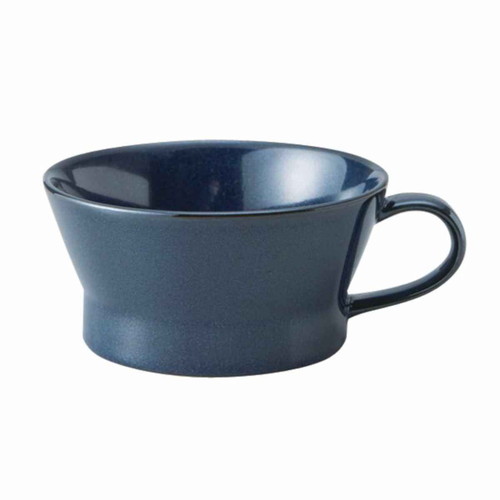 スープカップ 350ml HINATA 陶器 ネイビー画像