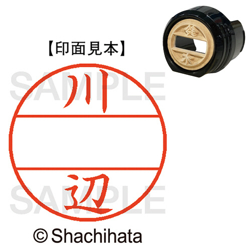 ﾃﾞｰﾀｰﾈｰﾑEX12号 ﾏｽﾀｰ部(印面) 既製 川辺 1個画像
