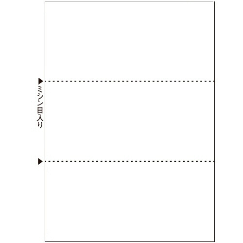 ﾏﾙﾁﾌﾟﾘﾝﾀ帳票 FSC認証紙 複写 A4 NC 白紙 3面 1箱(500枚:100枚×5冊)画像