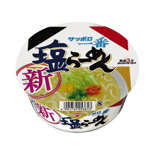 サッポロ一番　塩らーめんどんぶり１２食画像