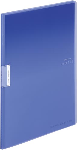 クリヤーブックモッテＡ４縦　１０Ｐ　青　１０冊画像